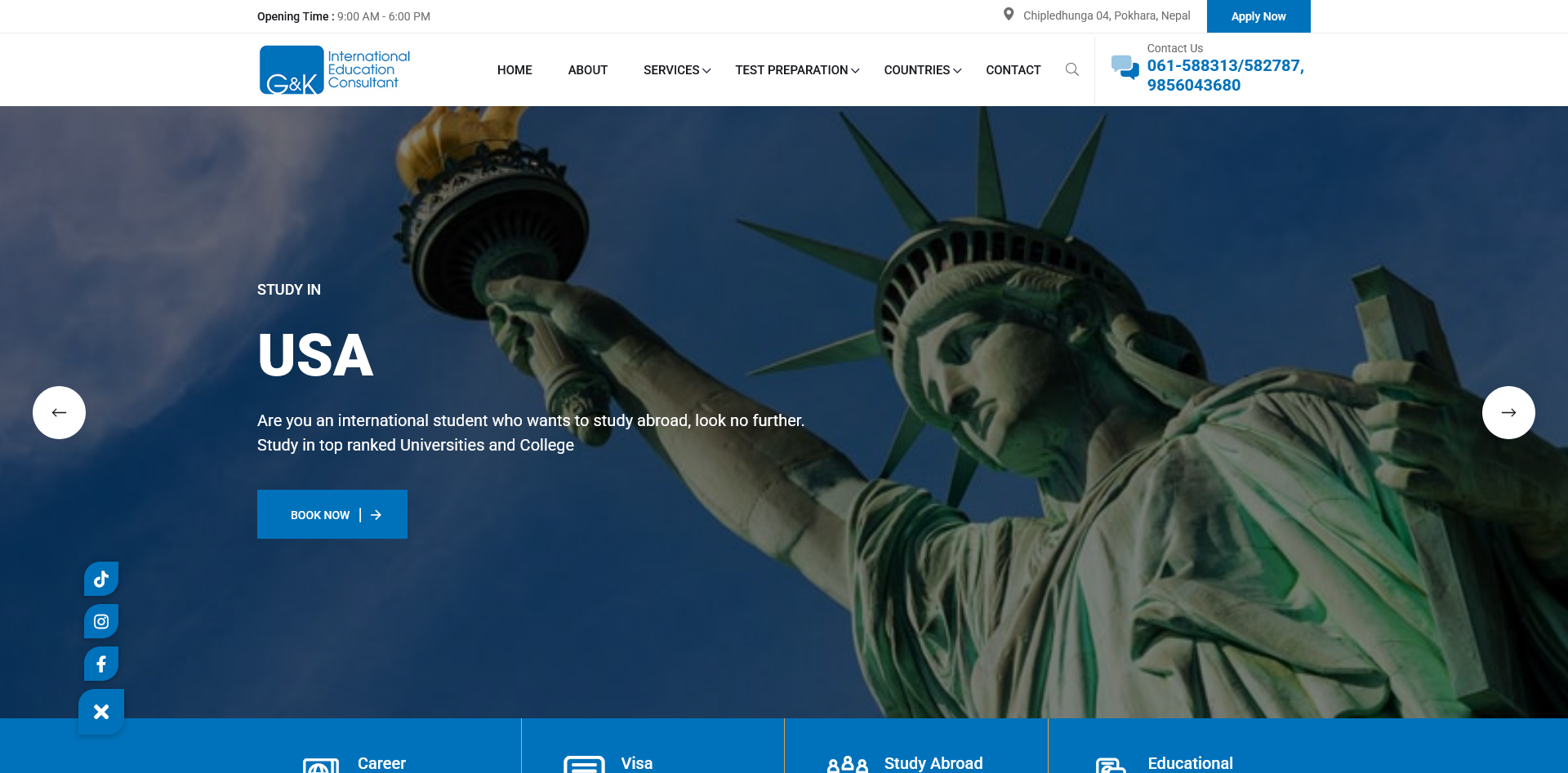 Student Visa Declaration Form - G&K International Education Consultant